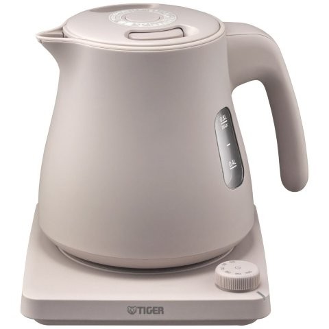 TIGER タイガー 蒸気レス電気ケトル ブロンドベージュ 0.8L PTV-A080CB