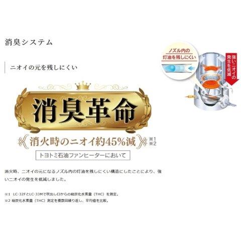 TOYOTOMI トヨトミ 石油ファンヒーター 人感センサー付き コンクリート13畳 木造10畳 LC-S36N-WT_1