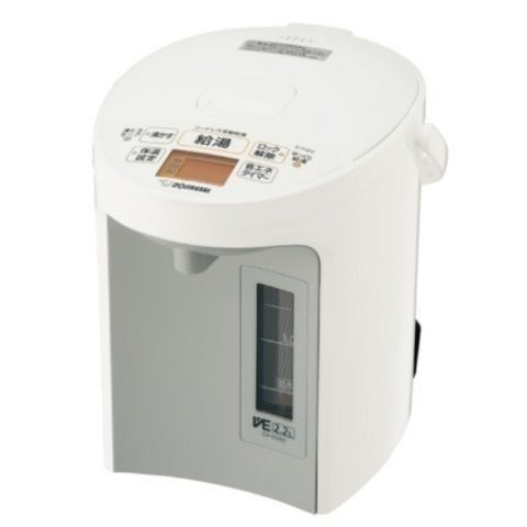 象印マホービン ZOJIRUSHI VE電気まほうびん ホワイト 優湯生 2.2L CV