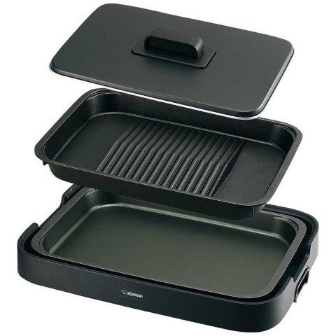 象印マホービン ZOJIRUSHI EAKE20 ホットプレート やきやき 2枚プレートタイプ ブラック EA-KE20の通販は