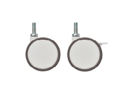 ベーシックシェルフ 双輪キャスター（２個セット）ブラックBDRS75EBKG【法人様か個人事業主様限定・キャンセル不可】※一部地域「送料別」