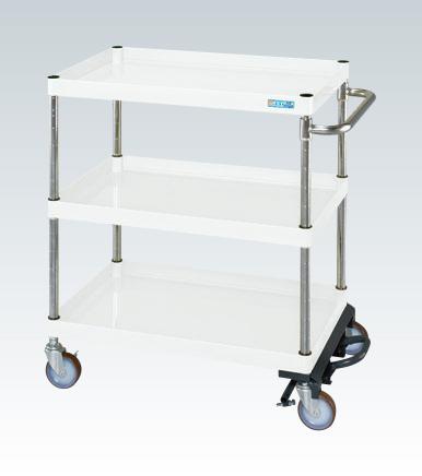 CSパールワゴン(中量タイプ・フットブレーキ付) CSP-1283BRNUW 【お届け先が法人か個人事業主様限定・キャンセル不可】※一部地域「送料別」の通販は 31,029円