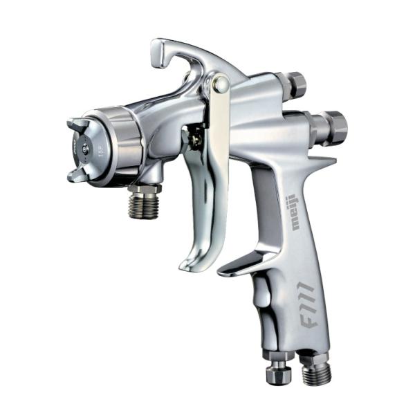 小形ハンドスプレーガン　（吸上式・チューリップパターン）（カップ別売）　品番：F111-ST　※ノズル口径：1.0/1.3/1.5/2.0mm 選択  【明治機械製作所 meiji】の通販は
