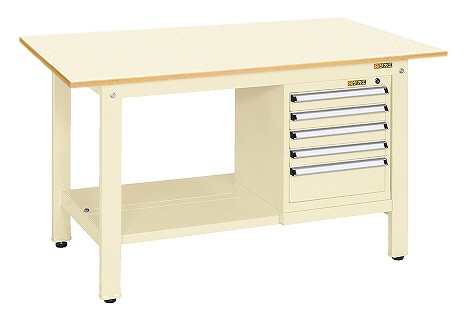 軽量作業台KKタイプ スモールキャビネット付 KK-69PSL5I 【お届け先が法人か個人事業主様限定・キャンセル不可】※一部地域「送料別」の通販は