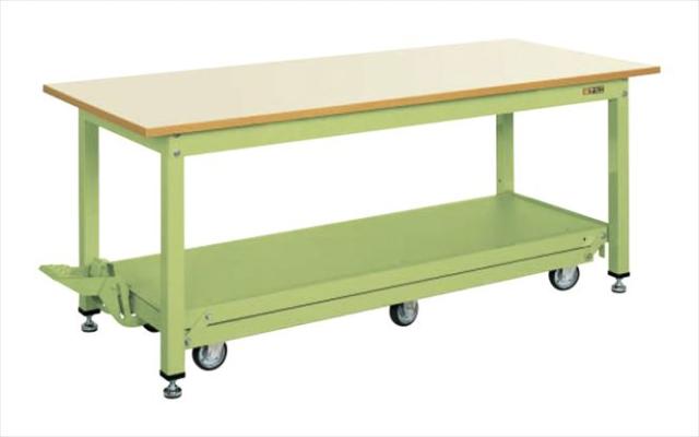 中量作業台KTタイプ(ペダル昇降移動式・6輪車) KT-127Q6IG 【お届け先が法人か個人事業主様限定・キャンセル不可】※一部地域「送料別」の通販は 57,666円
