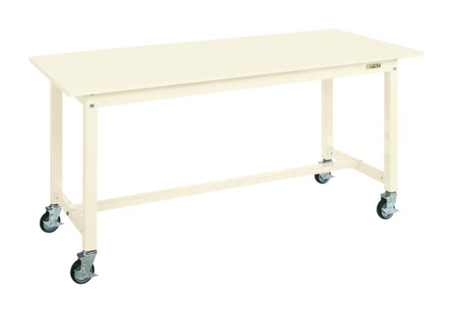 ＴＲＵＳＣＯ　導電マット張小型作業デスク　上棚付　７００Ｘ４５０　ホワイト色　　VUD-701DW　467-3808 TRUSCO 導電マット張小型作業デスク 上棚付 700X450 ホワイト色 ( VUD