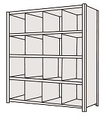 物品棚LJ型 LJ2525 【お届け先が法人か個人事業主様限定・キャンセル不可】※一部地域「送料別」の通販は 38,988円