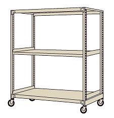 中量キャスターラックMKW型(ゴム車・オール自在キャスター) MKW-8363G 【お届け先が法人か個人事業主様限定・キャンセル不可】※一部地域「送料別」の通販は