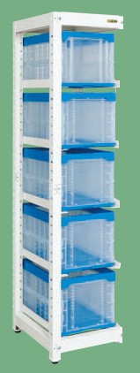 マルチプルラック コンテナ収納タイプ(連結) MR-40BLR 【お届け先が法人か個人事業主様限定・キャンセル不可】※一部地域「送料別」の通販は 31,783円