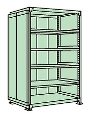 サカエ ラークラックパネル付(150KG/段・単体・6段タイプ) PRLG-2126 (183342) サカエ ラークラックパネル付(150KG⁄段・単体・6段タイプ) PRLG-2526