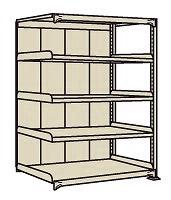 ラークラックパネル付(150kg/段・連結・5段タイプ) PRLW-1125R 【お届け先が法人か個人事業主様限定・キャンセル不可】※一部地域「送料別」