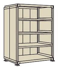 ラークラックパネル付(150kg/段・単体・5段タイプ) PRLW-1325 【お届け先が法人か個人事業主様限定・キャンセル不可】※一部地域「送料別」