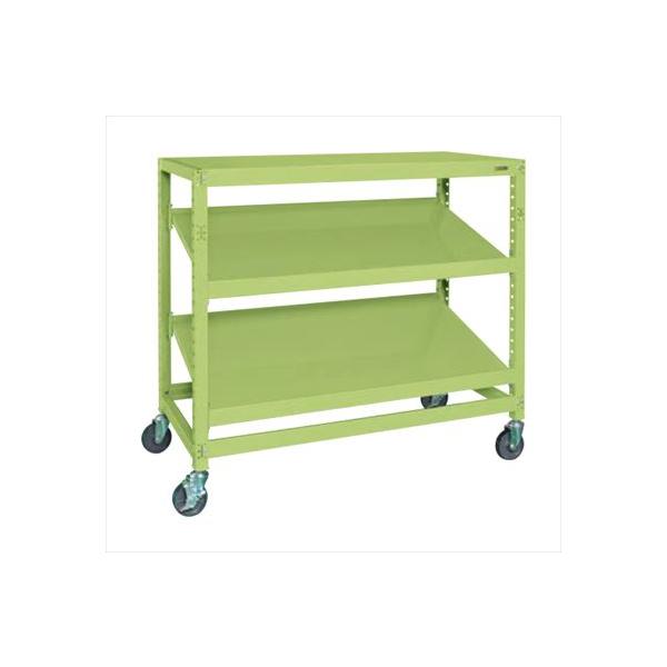 キャスターラックRK型傾斜棚タイプ RKCN-5623SNU 【お届け先が法人か個人事業主様限定・キャンセル不可】※一部地域「送料別」の通販は 58,400円