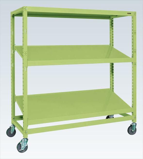 キャスターラックRK型傾斜棚タイプ RKCN-8623SNU 【お届け先が法人か個人事業主様限定・キャンセル不可】※一部地域「送料別」の通販は