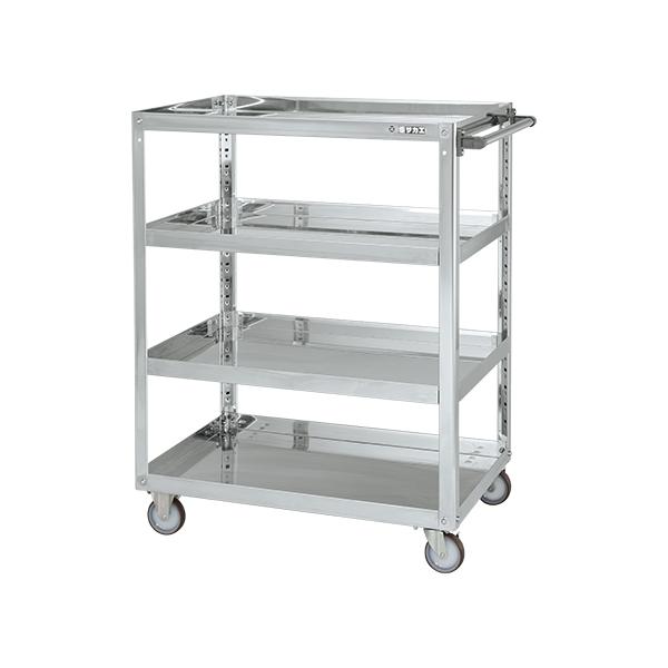 サカエ SAKAE ステンレス 3段ワゴン 移動ワゴン キャスター付き サカエ