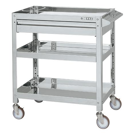 (直送品)サカエ SAKAE 軽量高さ調整作業台TKK9タイプ(改正RoHS10物質対応) 組立式 1500×600×900〜1100 グリーン TKK9-156FE