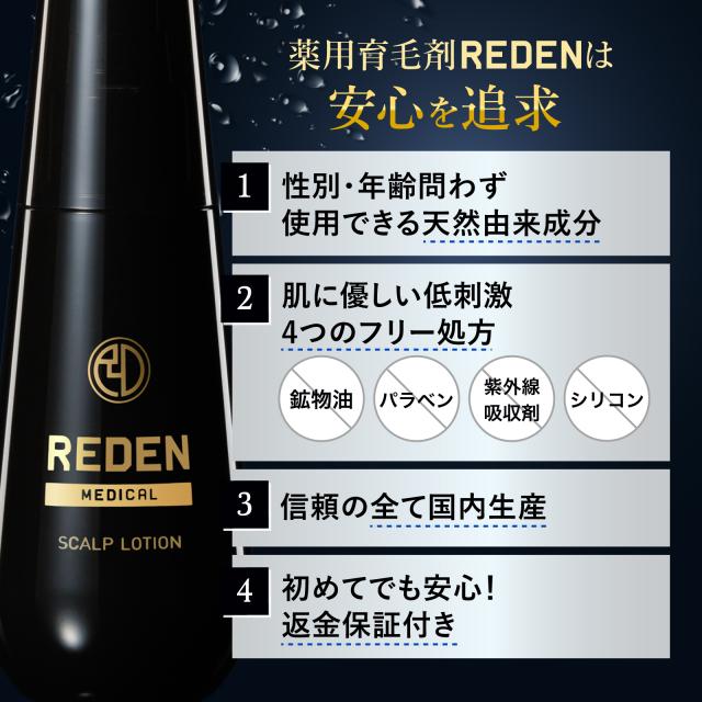 クーポン組み合わせで最大50％OFF】 REDEN リデン ヘアケアセット 育毛