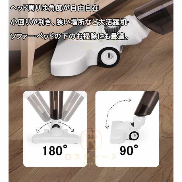 掃除機 コードレス 充電式 小型 軽量 コンパクト スティック型 ハンディ掃除機 サイクロン式 吸引力 ハンディクリーナー 髪の毛 誕生日プレゼント 掃除機本体