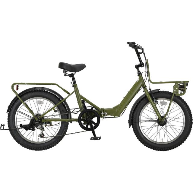 キャプテンスタッグ YG-1417 折りたたみ自転車 バーギー FDB206