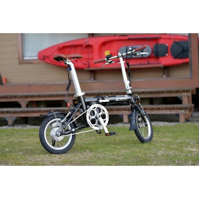 キャプテンスタッグ YG-1541 電動折りたたみ自転車 eリライト FDB141 ブラック 【翌営業日出荷】 JANコード 4582428115413_5