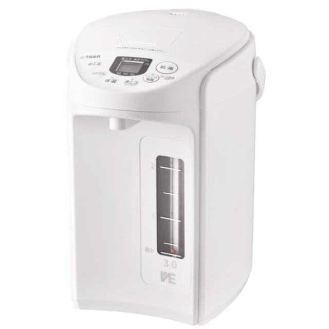 TIGER タイガー VE電気まほうびん PIQ-G300 クールホワイト 3L 電気ポット JANコード 4904710441015
