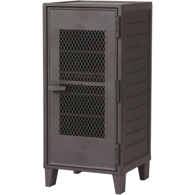 天馬 フィッツ ペグ キャビネット メッシュ ダークグレー【幅35.5×奥行35.5×高さ76.5cm】JANコード 4904746157089