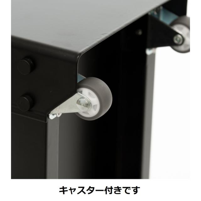 田窪工業所 トールワゴン 幅10cmハイタイプ NWH-100K ブラック (代引き不可・配達時間指定不可・日祝日配達不可) JANコード 4904780228363_7