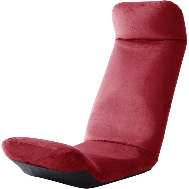 セルタン 座椅子 和楽チェア プレミアム 上タイプ A555上a-589RE テクノレッド 日本製 (代引き不可・配達時間指定不可・日祝日配達不可) JANコード 4982323230035