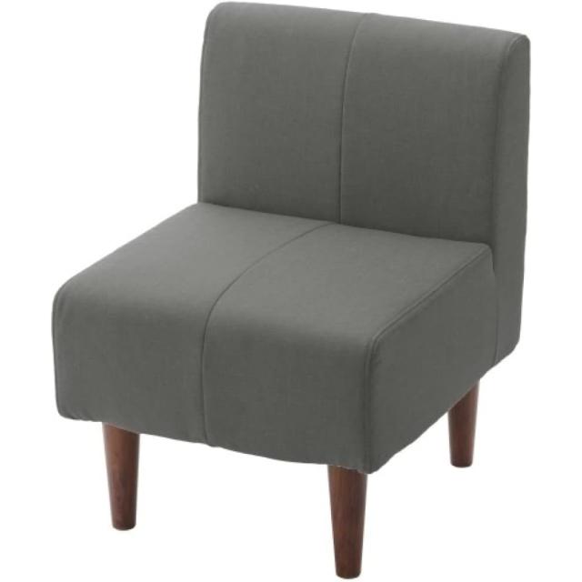 セルタン ダイニングソファー 1人掛け A1056-S-606GRY アッシュグレー (代引き不可・配達時間指定不可・日祝日配達不可) JANコード 4982323250248