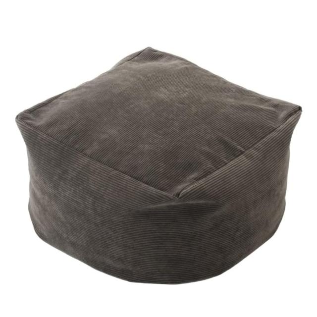 セルタン ヴィンテージ ビーズクッション QUBE Lサイズ A601a-686GRY コーデュロイグレー 日本製 (代引き不可・配達時間指定不可・日祝日配達不可) JANコード 4982323252693