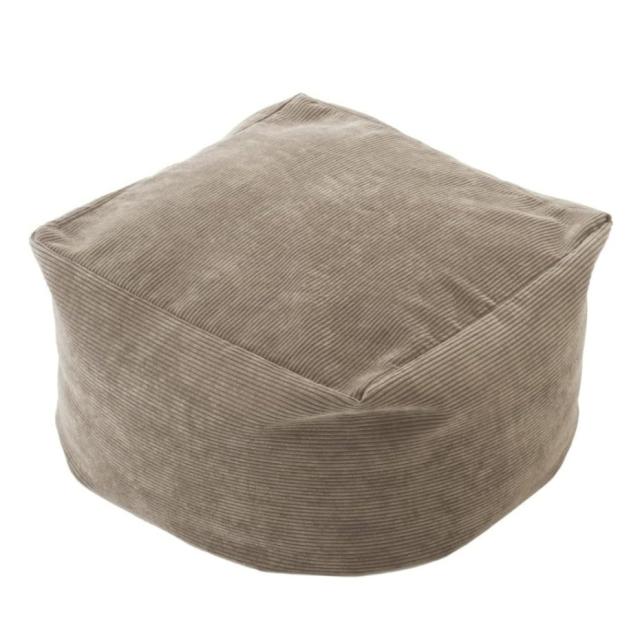 セルタン ヴィンテージ ビーズクッション QUBE Lサイズ A601a-689BE コーデュロイベージュ 日本製 (代引き不可・配達時間指定不可・日祝日配達不可) JANコード 4982323252709