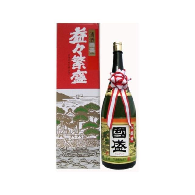 送料込み 愛知県 清酒 上撰 國盛 本醸造 益々繁盛ボトル 4.5L