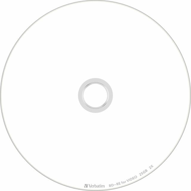 【ブルーレイディスク】 Verbatim(バーベイタム) BD-RE データ＆デジタルハイビジョン録画用 25GB 1-2倍速 ワイドホワイトレーベル 【100枚(10枚×10個)スリムケース】 (VBE130NP10V1 10個セット) 【送料込み※沖縄・離島・一部地域を除く】  【KSW】_3