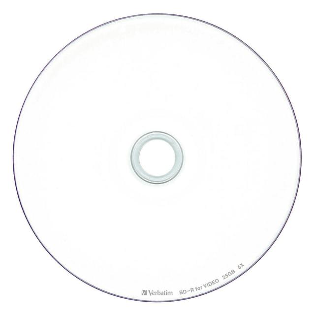 【ブルーレイディスク】 Verbatim(バーベイタム) BD-R データ＆デジタルハイビジョン録画用 25GB 1-6倍速 ワイドホワイトレーベル 【250枚(50枚×5個)スピンドルケース】 (VBR130RP50V4 5個セット) 【】  【KSW】_3
