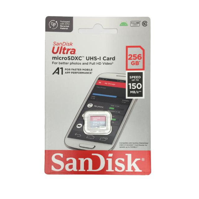 【フラッシュメモリ カード】【256GB】 SanDisk(サンディスク) Ultra microSDXC 256GB UHS-I A1 (SDSQUAC-256G-GN6MN)