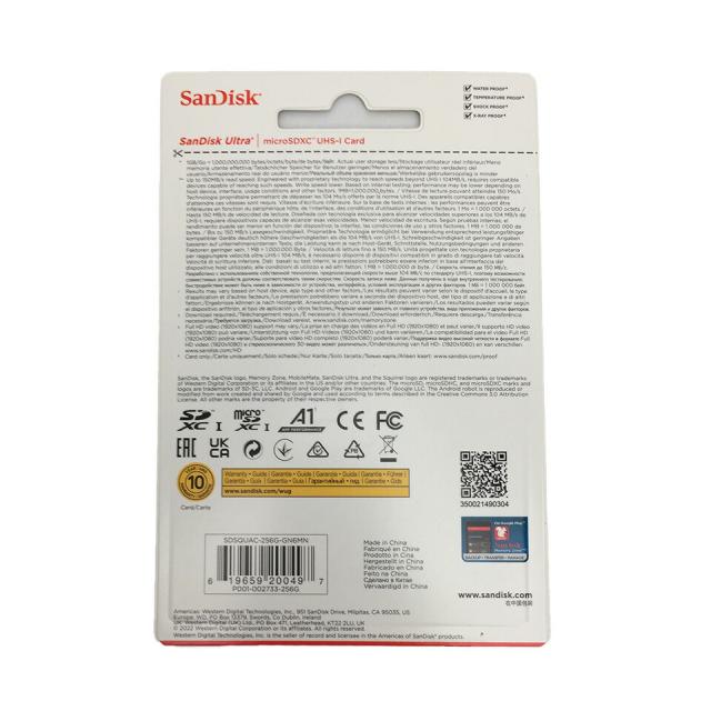 【フラッシュメモリ カード】【256GB】 SanDisk(サンディスク) Ultra microSDXC 256GB UHS-I A1 (SDSQUAC-256G-GN6MN)_1