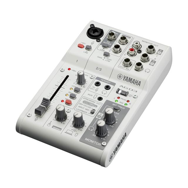 YAMAHA｜ヤマハ [AG03MK2 W] ライブストリーミングミキサー