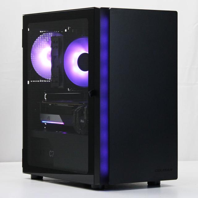DO-MUオリジナル 魂のPC 光 COUGAR CGR-5PC4B-RGB RX6700 中古デスクトップ /Windows11 Home /AMD Ryzen 5 第5世代 /メモリ 32GB /M.2+HDD 2TB /RADEON RX 6700 XT 12GB / (HAE05031)