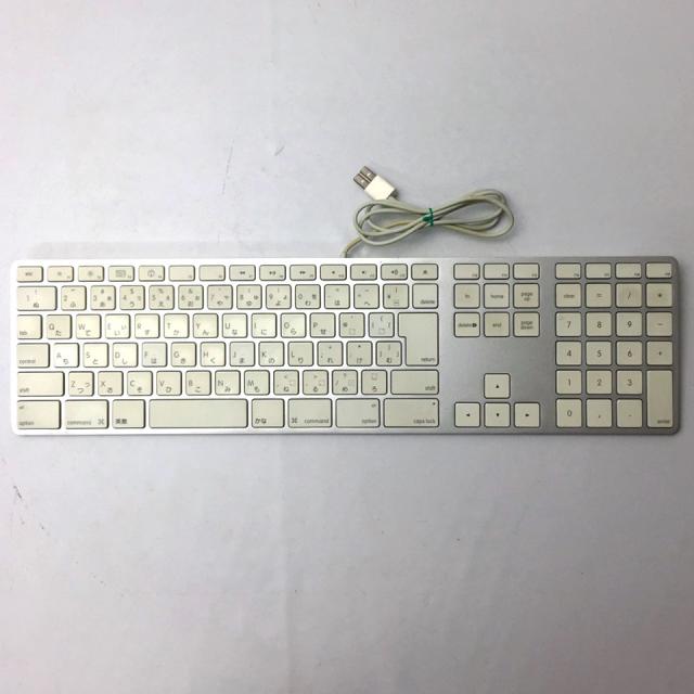 【中古】 Apple USB Keyboard テンキー付(JIS) MB110J/A(A1243) 周辺機器 / 発売時期2007年〜