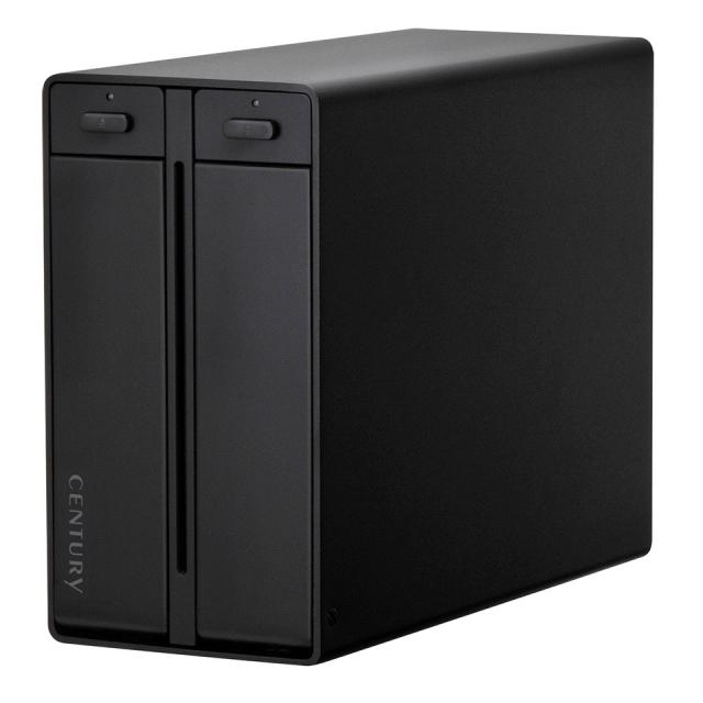 【新品】CENTURY (CRTS35U32C) 裸族のテラスハウス RAID USB3.2 Gen2 Type-C