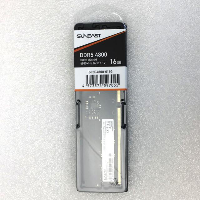 【新品】SUNEAST (SE5D4800-016G) 288pin DDR5-4800 16GB x1 [デスクトップPC用 /PC5-38400 ]