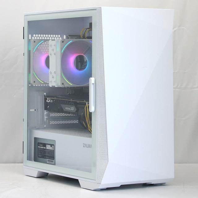 【中古】DO-MUオリジナル 魂のPC 光 ZALMAN Z1 Iceberg White GTX1080 (HBA01042) デスクトップ /Windows11 Home /Core i7 10700 /メモリ 16GB /SSD+HDD 1525GB /NVIDIA GeForce GTX 1080 8GB /