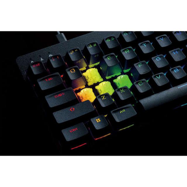 【新品】ELECOM [TK-VK600ABK]ゲーミングキーボード V custom VK600A ブラック [有線(着脱式) /テンキーレス ]_5