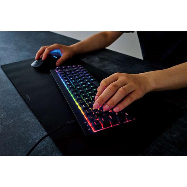 【新品】ELECOM [TK-VK600ABK]ゲーミングキーボード V custom VK600A ブラック [有線(着脱式) /テンキーレス ]_6