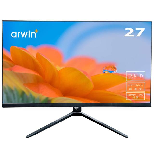 【新品】アーウィンジャパン (ATM-270FH) 27インチ 75Hz FHDモニター ブラック [1920 x 1080 /HDMI /VGA ] 9,965円