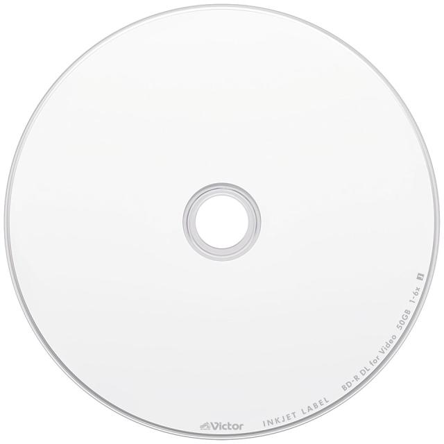 【ブルーレイディスク】 Victor(ビクター) BD-R DL データ＆デジタルハイビジョン録画用 50GB 1-6倍速 ワイドホワイトレーベル 【120枚(6枚×20個)スリムケース】 (VBR260RP6J6 20個セット) 【送料込み※沖縄・離島・一部地域を除く】  【KSW】_2
