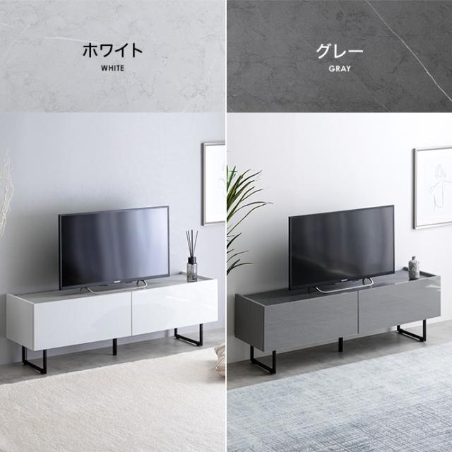 ★国内メーカー保証付★ テレビ台 ロータイプ ハイタイプ 2Way 幅120cm 鏡面仕上げ 高級感 上品 メーカー直送 送料無料_1
