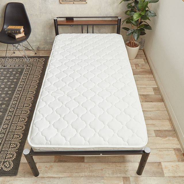 ★国内メーカー保証付★ 高密度アドバンスポケットコイルマットレス（シングル） 快眠 しなやかな寝心地 耐圧分散 らくらく搬入 メーカー直送 送料無料