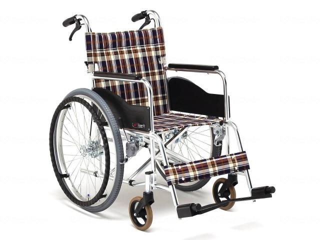 車いす　自走式　自走タイプ（ブレーキ付）　ＡＲ−２０１Ｂ　Ｓ−１　４２