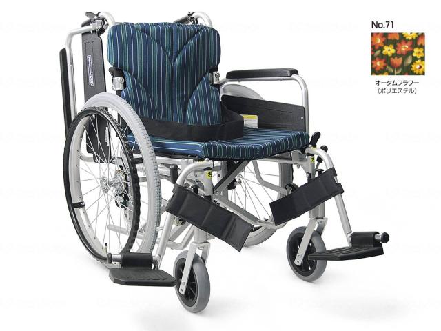 車いす　自走式　簡易モジュール自走用　中床ＫＡ８２２−４０Ｂ−Ｍ　オータムフラワー（Ｎｏ．７１）　４０